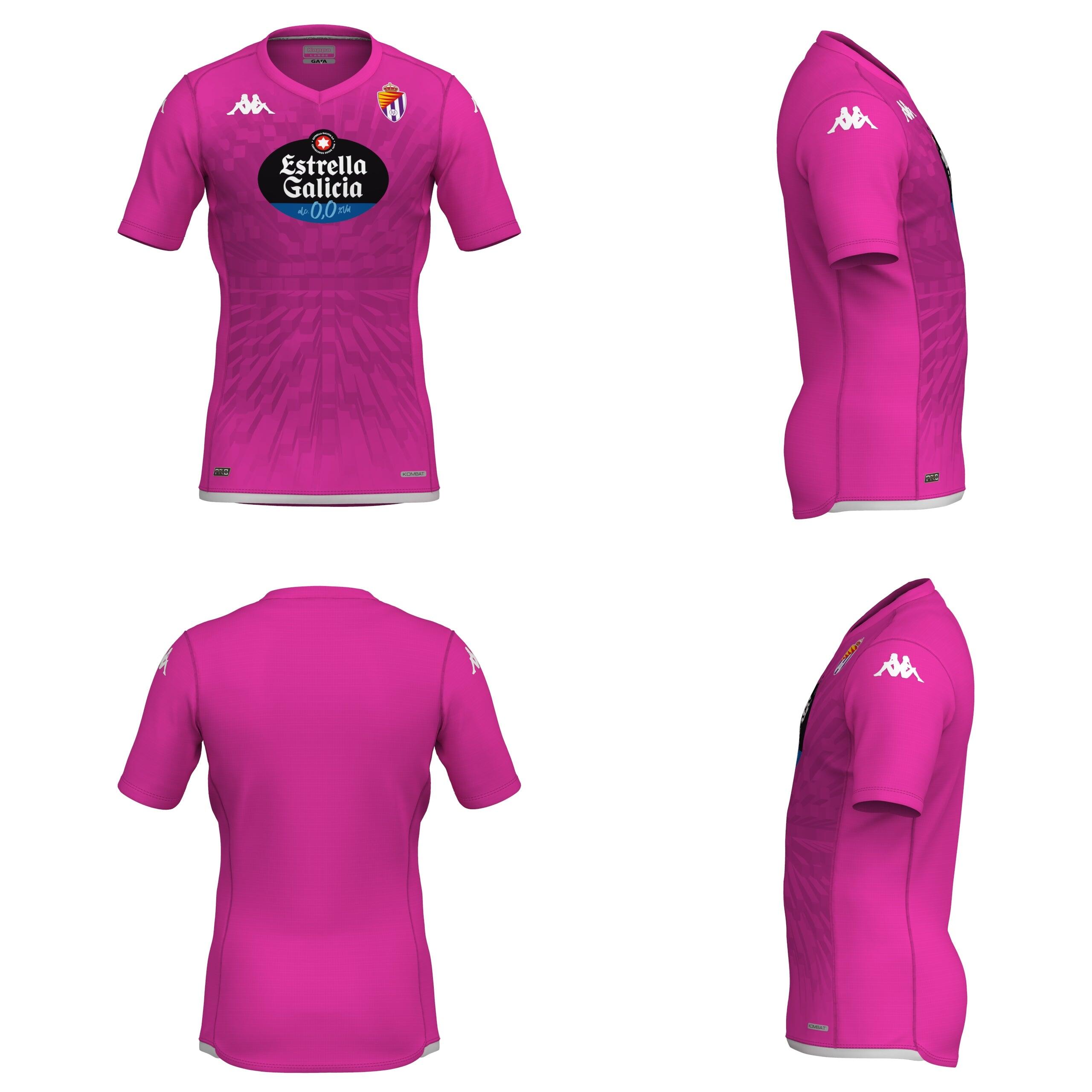 T-shirt da uomo in poliestere riciclato rosso da calcio KAPPA