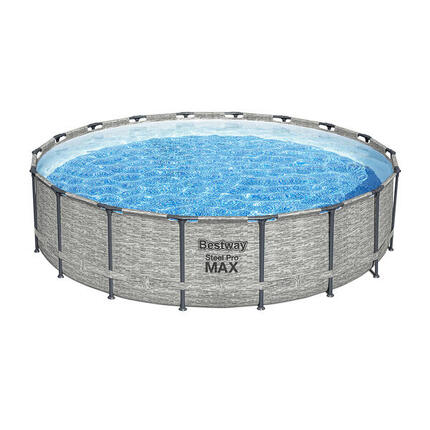 Bestway Steel Pro MAX Aufstellpool Kompl ett-Set mit Filterpumpe 549 x 122 cm