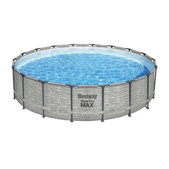 Bestway Steel Pro MAX Aufstellpool Kompl ett-Set mit Filterpumpe 549 x 122 cm