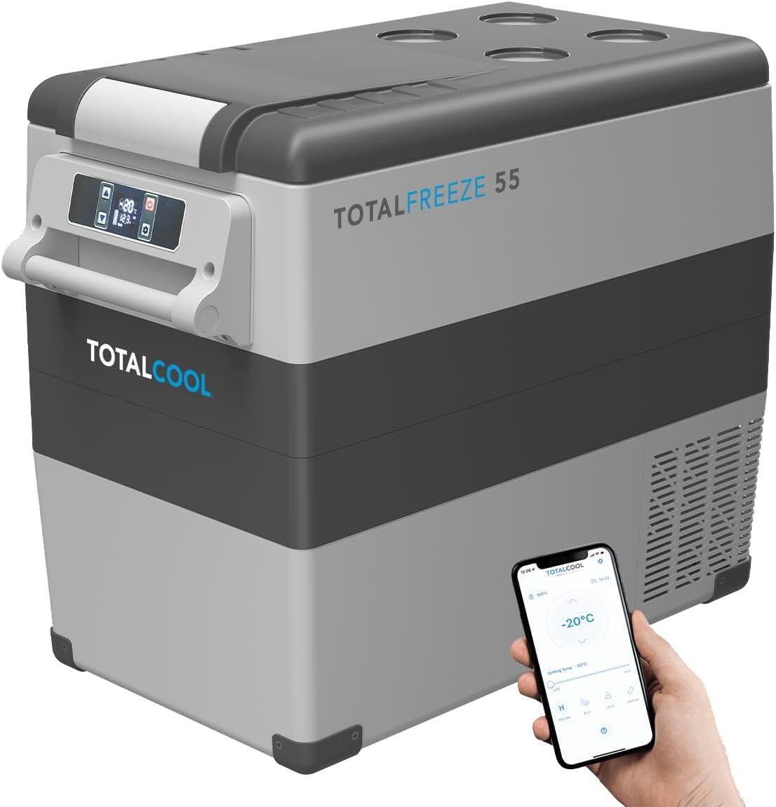 TOTALCOOL TotalFreeze – 12V Auto Koelbox – Elektrische Vis-koelbox – 55 Liter