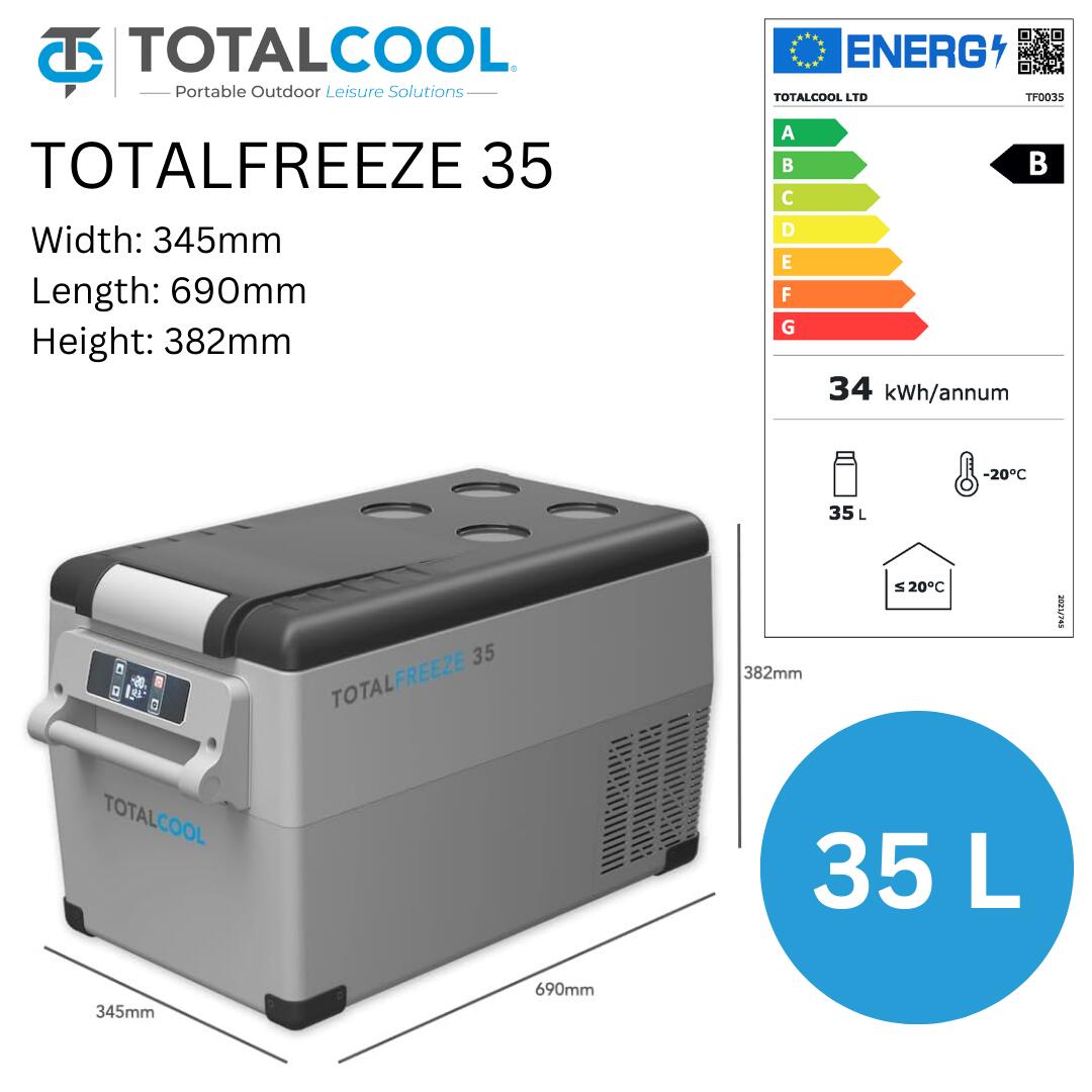 TotalFreeze – 12V Auto Koelbox – Elektrische Vis-koelbox – 35 Liter 2/7
