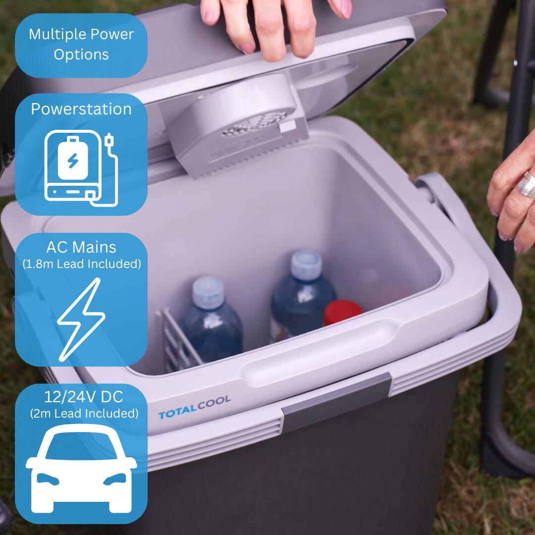 Ecochill 12V Portable Cool Box Electric Camping Off Grid Coolbox