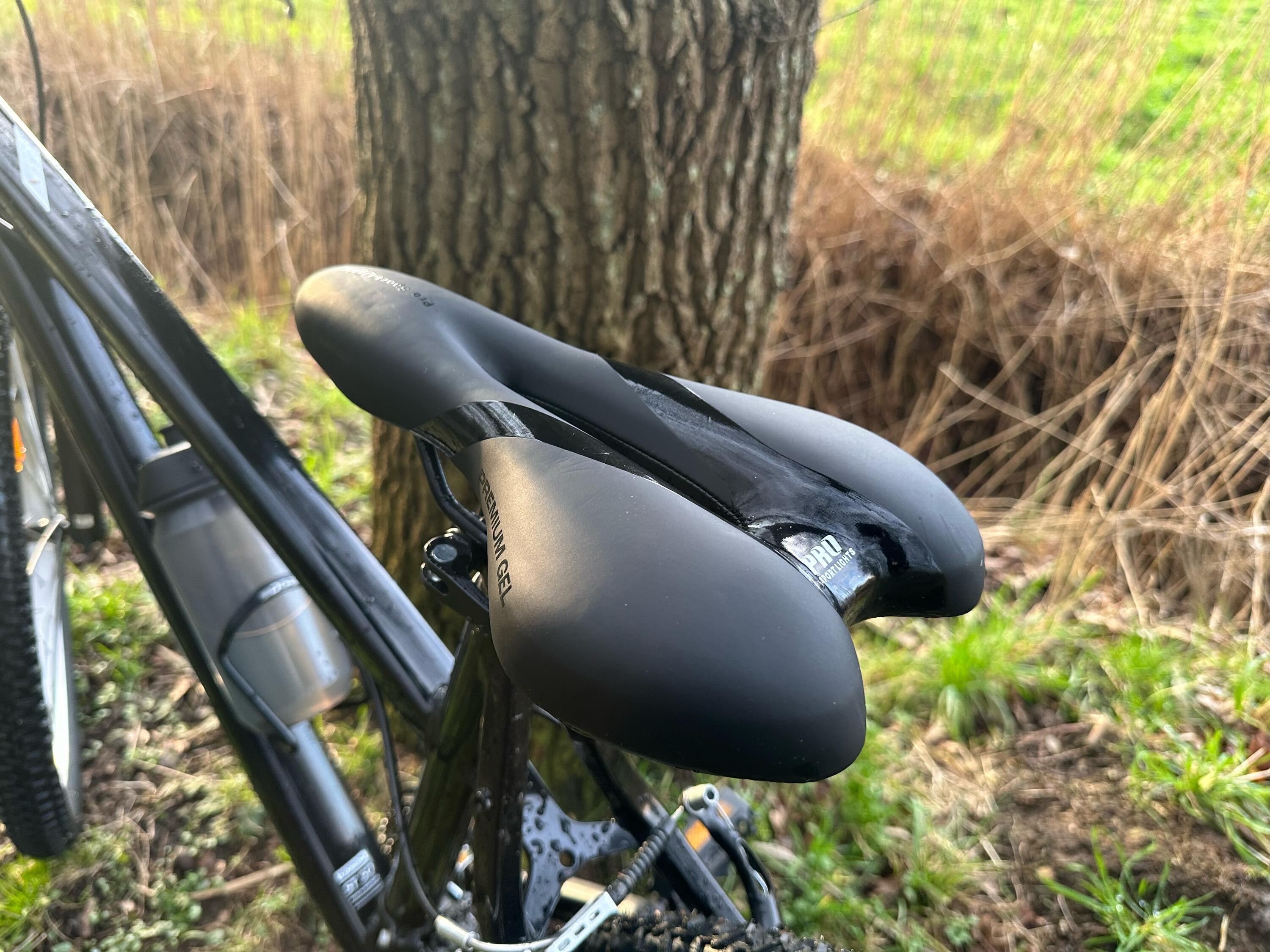 Fietszadel Gel Comfort Dames/Heren - Zwart - Premium Gel 2/7