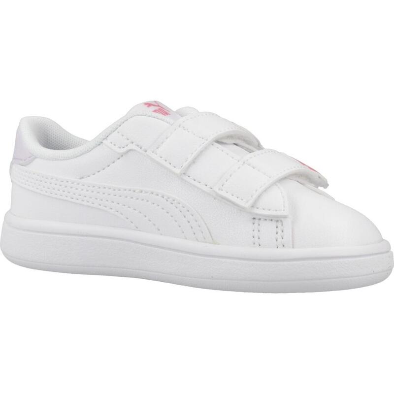 Zapatillas niña Puma Smash 3.0 Badges V In Blanco