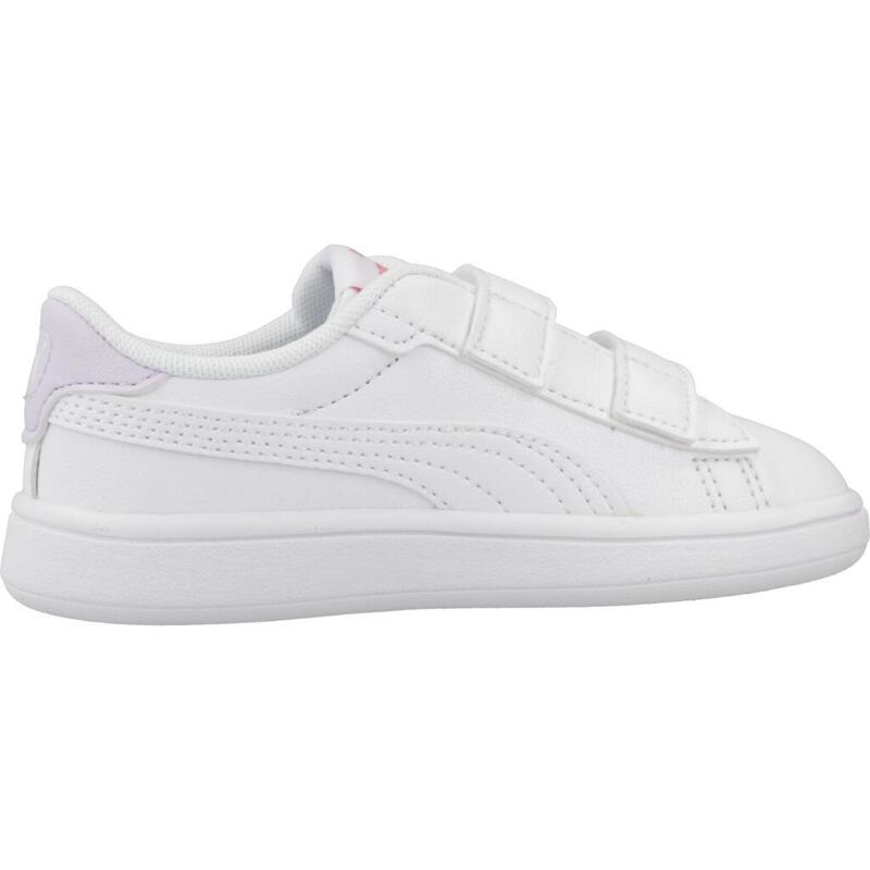 Zapatillas niña Puma Smash 3.0 Badges V In Blanco