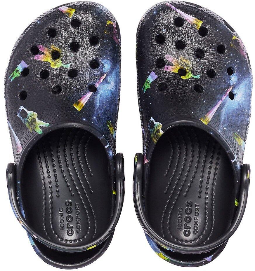 Klapki Crocs dla dzieci Classic Out Of This World II Clog czarne 206818 001