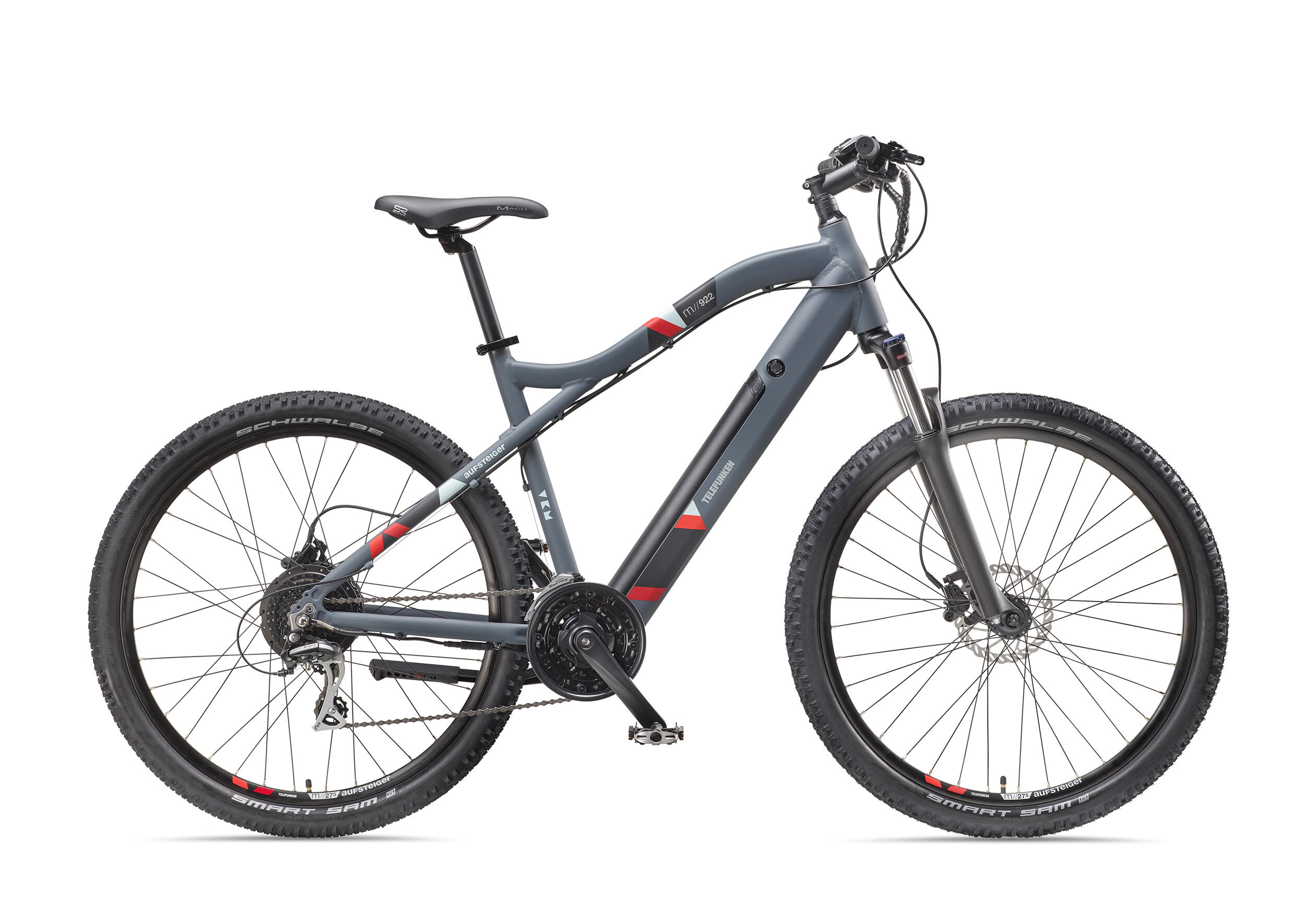 E-Bike M922 27,5 Zoll 24-Gang Pedelec Mountainbike E-MTB Elektrofahrrad Hardtail 2/7