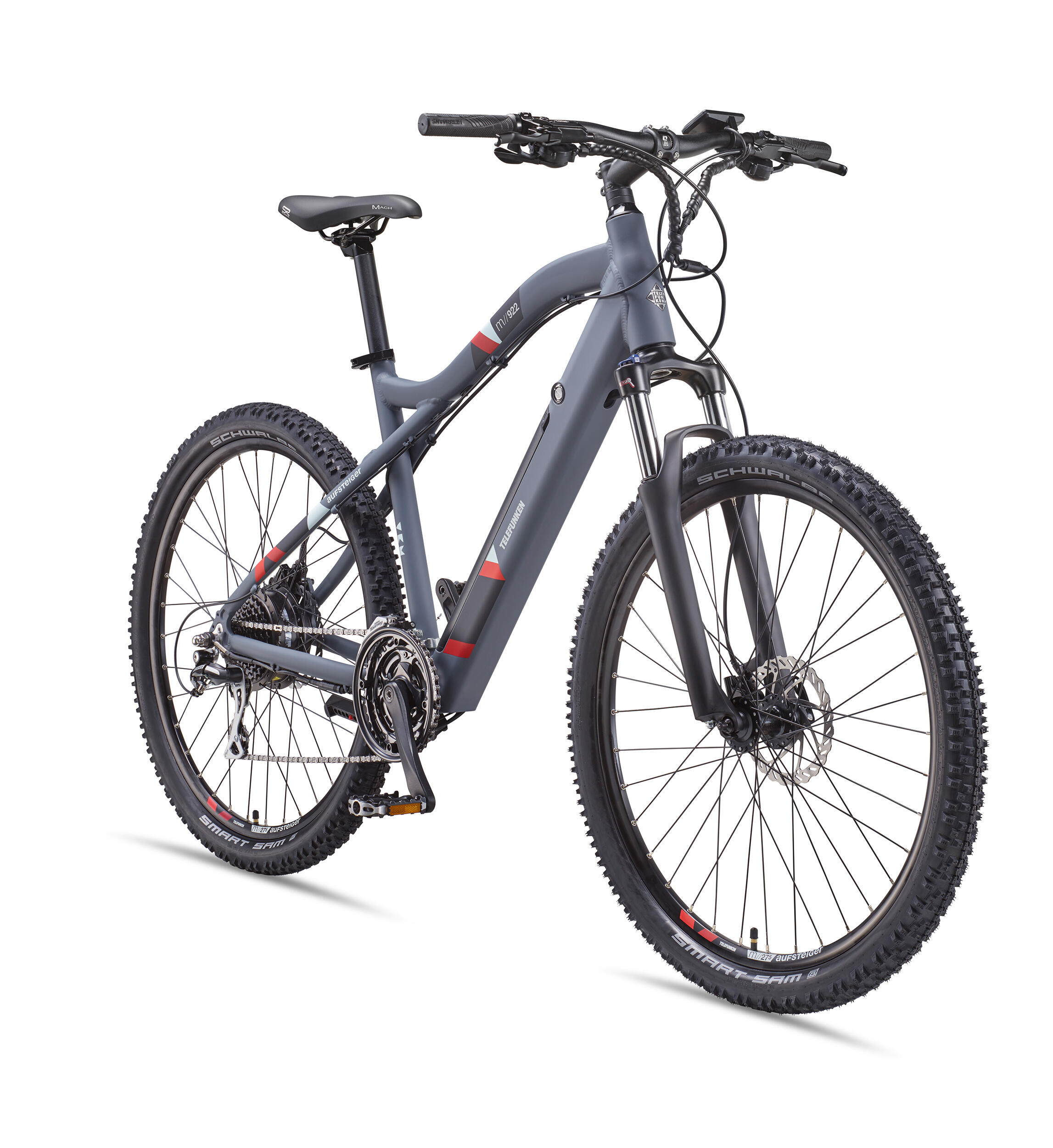 TELEFUNKEN E-Bike M922 27,5 Zoll 24-Gang Pedelec Mountainbike E-MTB Elektrofahrrad Hardtail