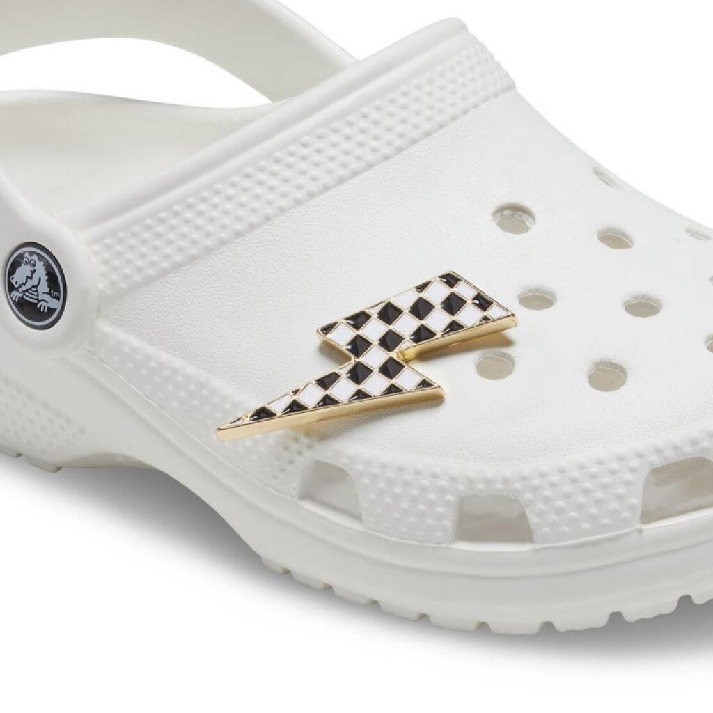 Crocs Modelo Dados Imprimir Rayo Cor Branco 3/5