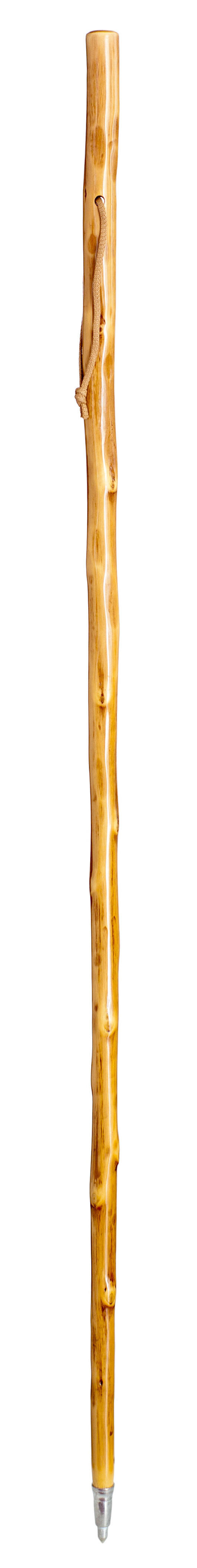 Bastão de caminhada em madeira de castanho 110cm 2/5
