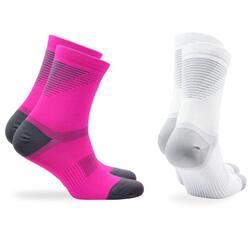 Chaussettes de course avec compression, fraîcheur et anti-ampoules - Valencia SC