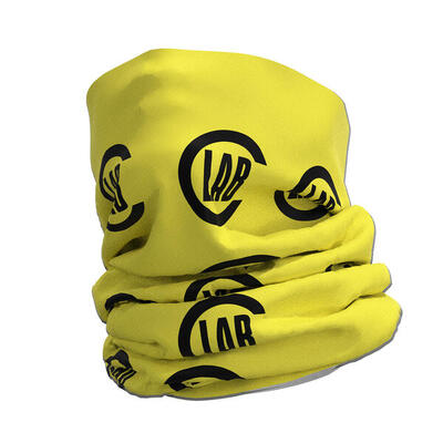 Unisex lichtgewicht nekwarmer geel