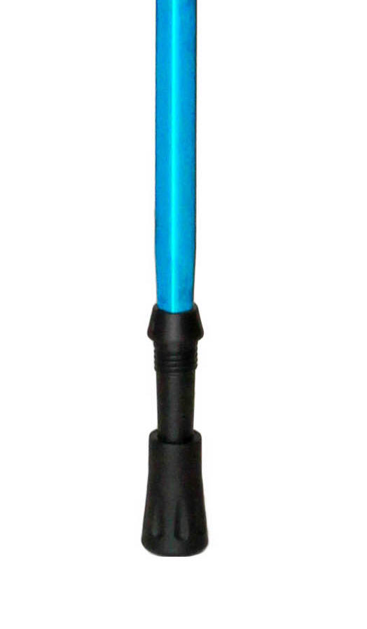 Trekkingstock Aluminium ausziehbar BLAU 65-135cm 3/7