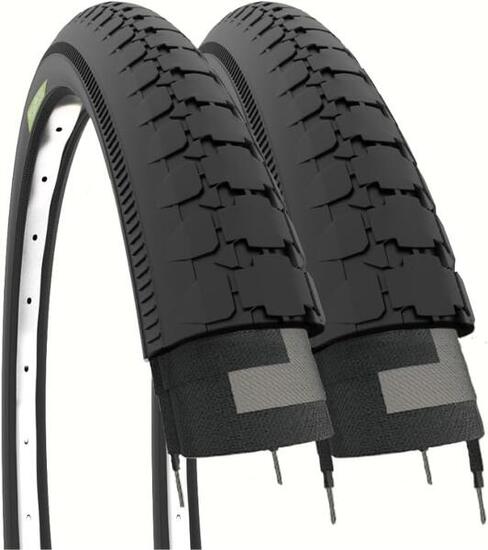 2 copertoni 26x2x1 3/4 (54-571) pnaumatici neri 26 x 2 x 1 3/4 adulto EV