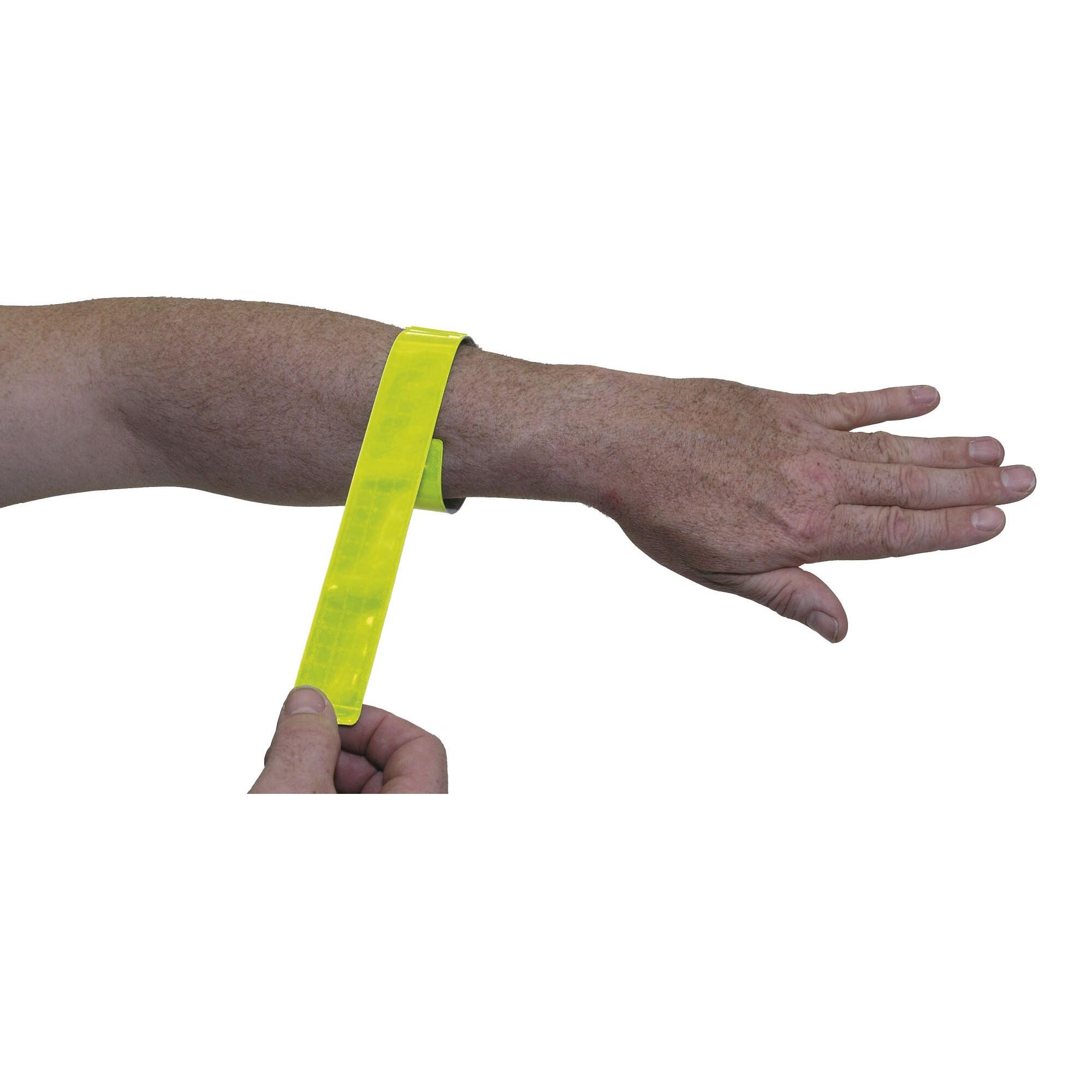 Messingchlager M-Wave Reflector Snapwrap bras et jambes jaunes (2e 3/3