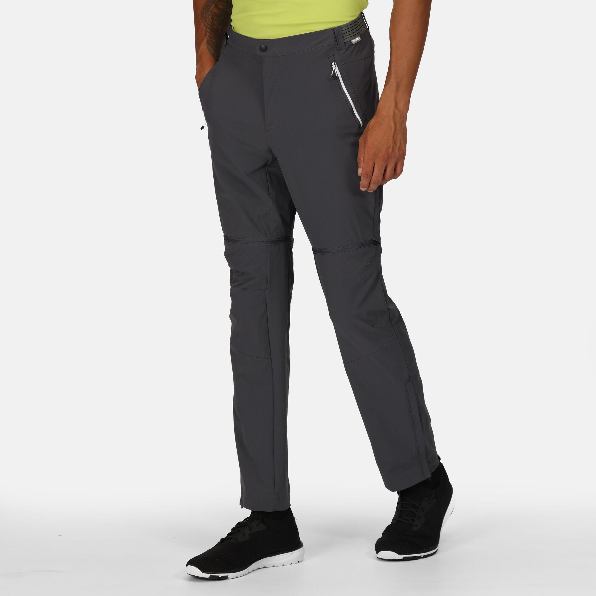 Pantalón senderismo hombre ajustable Regatta Mountain Zip Off 5/5