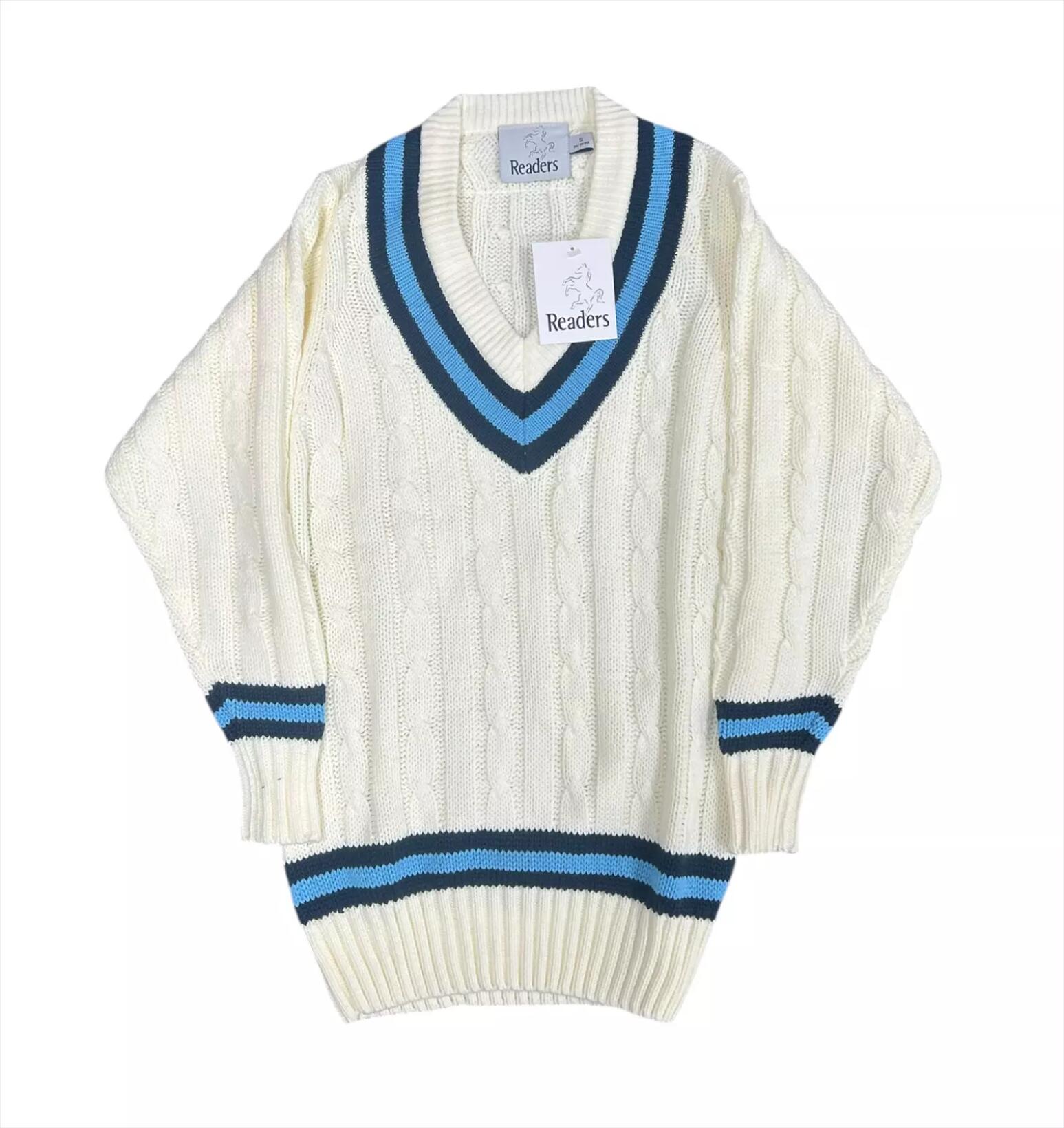 Readers Kid's Cricket Jumper Long Sleeve Sweater Long Sleeve 2/3