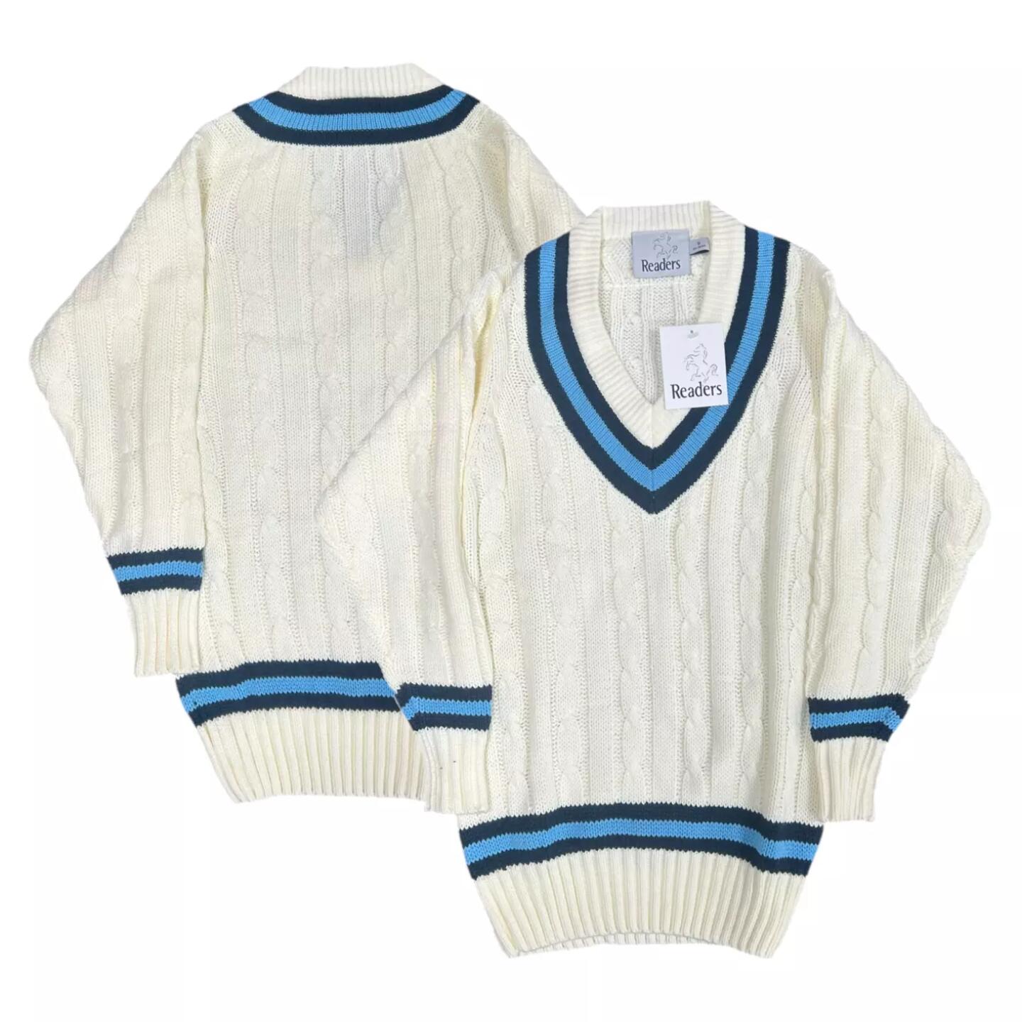 READERS Readers Kid's Cricket Jumper Long Sleeve Sweater Long Sleeve