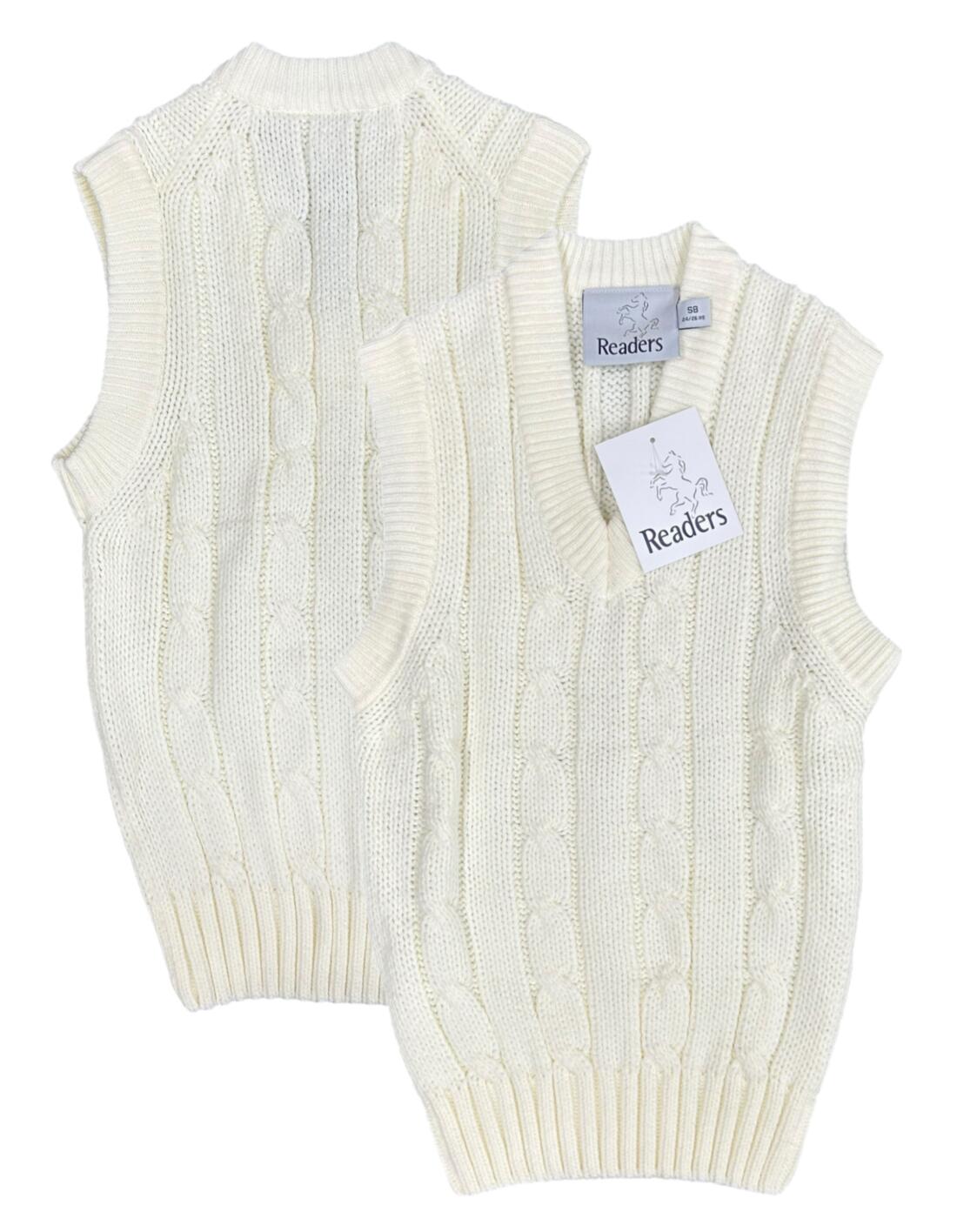 READERS Readers Kid's Cricket Jumper Sleeveless Vest Sweater