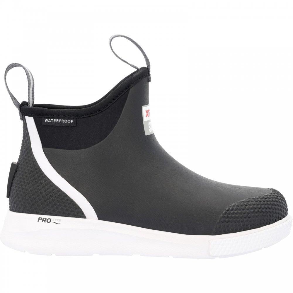 XTRATUF Xtratuf 6&quot; Ankle Deck Boot Sport | Black | Womens Wellington Ankl