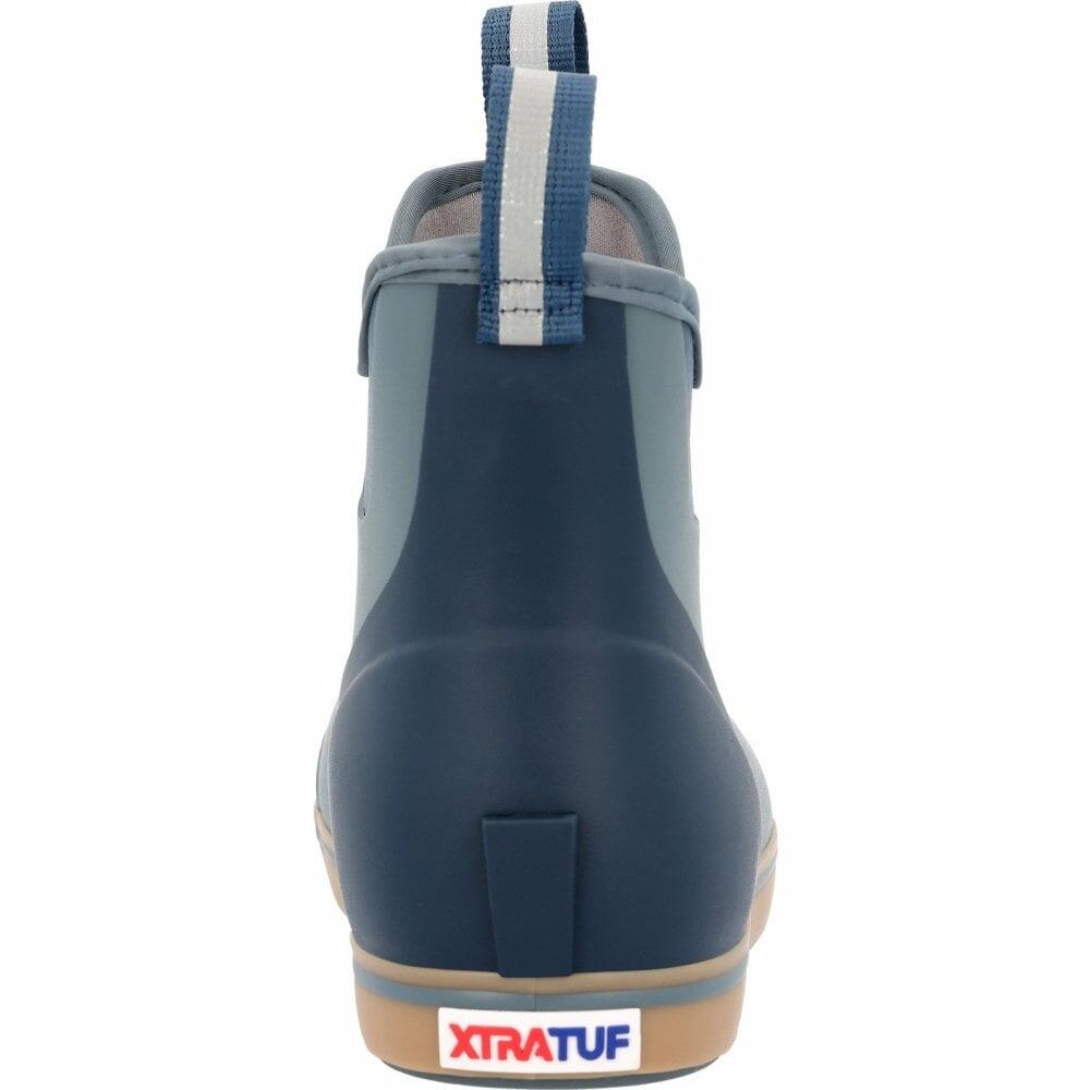 Xtratuf Ankle Deck Boot | Stormy | Mens Sailing Wellington Deck Ankle ...