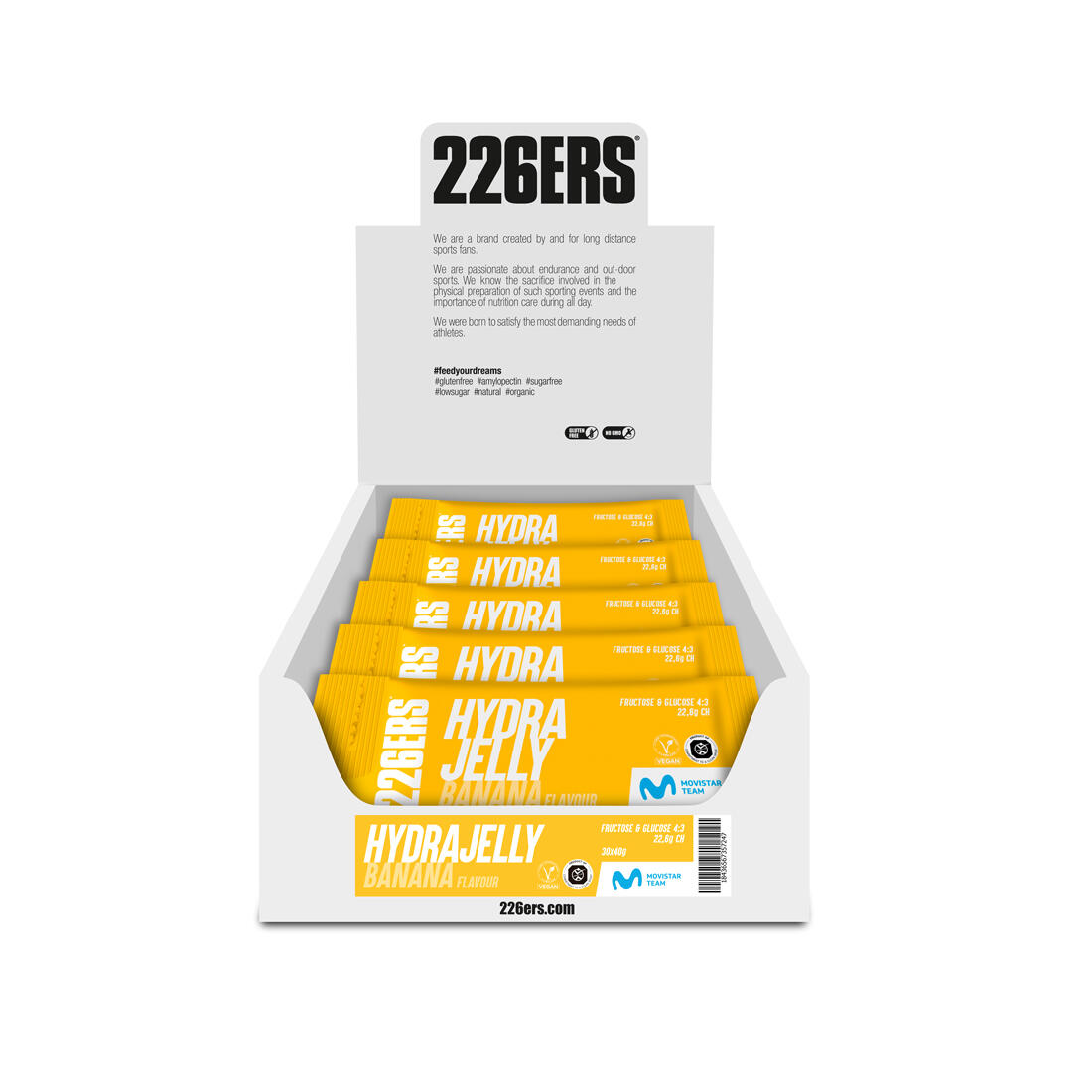 226ERS - HYDRAJELLY 40 g - Gel energético de sabores -  Sabor: Plátano 4/8