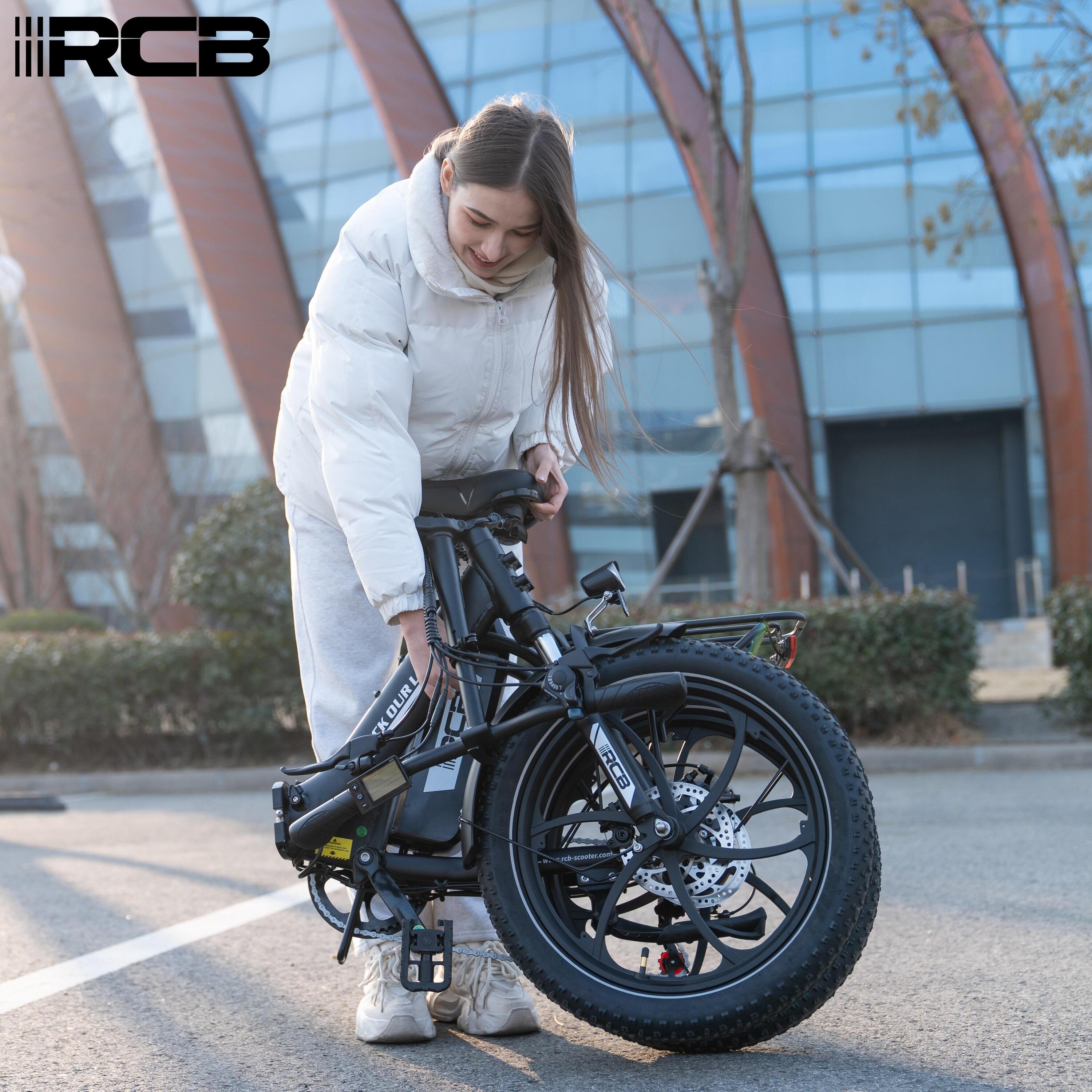 Opvouwbare elektrische fiets voor volwassenen 20'' E-Bike 36V 15.6Ah - RCB RK6 7/9