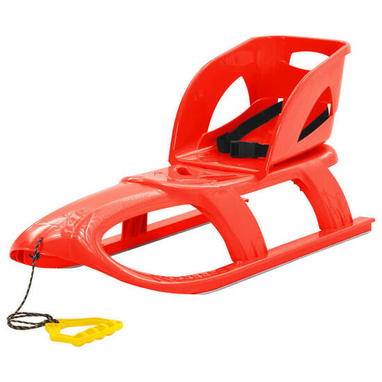 VidaXL traîneau avec siège 102,5 x 40 x 23 cm rouge