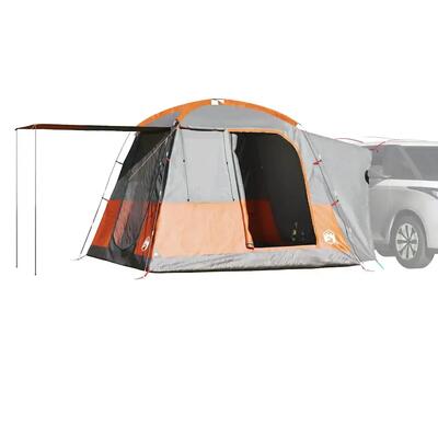 Tenda per auto VidaXL per 4 persone impermeabile grigia e arancione