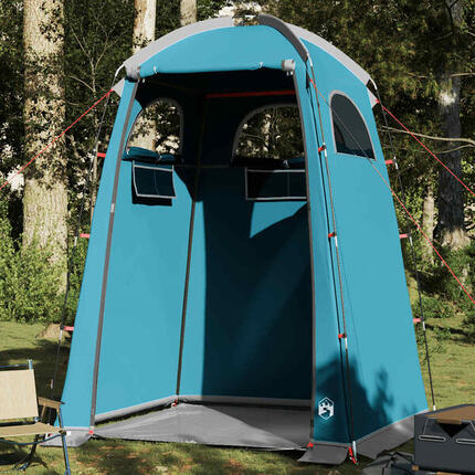 Tente de Douche Étanche VidaXL en Bleu pour Camping
