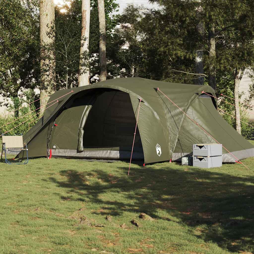 VidaXL Tenda a Cupola 6 Persone Verde Oliva 3/4