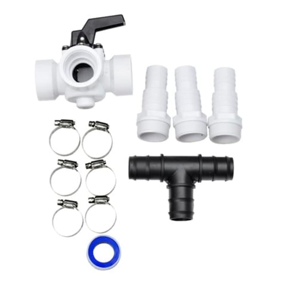 Conjunto de 2 aquecedores solares de piscina 735W 4/4