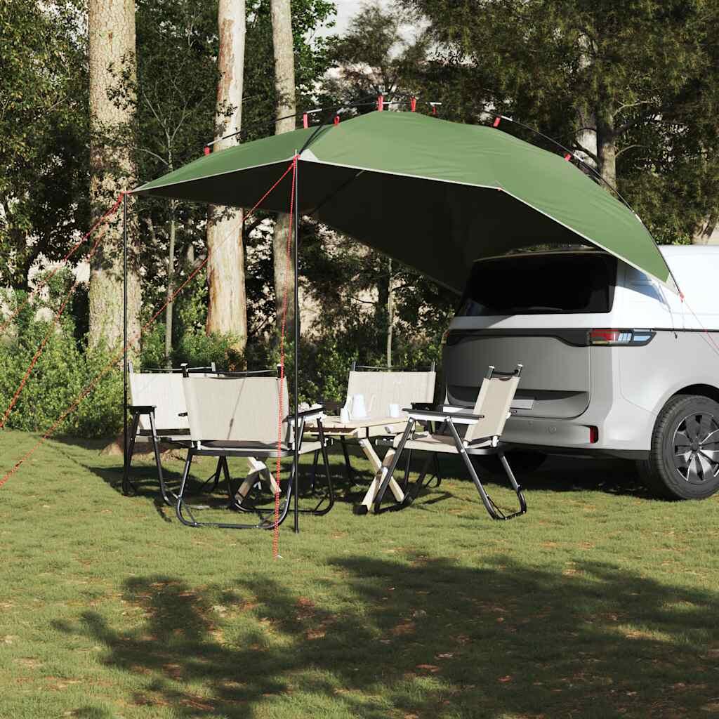 Tenda per auto impermeabile VidaXL verde 3/4