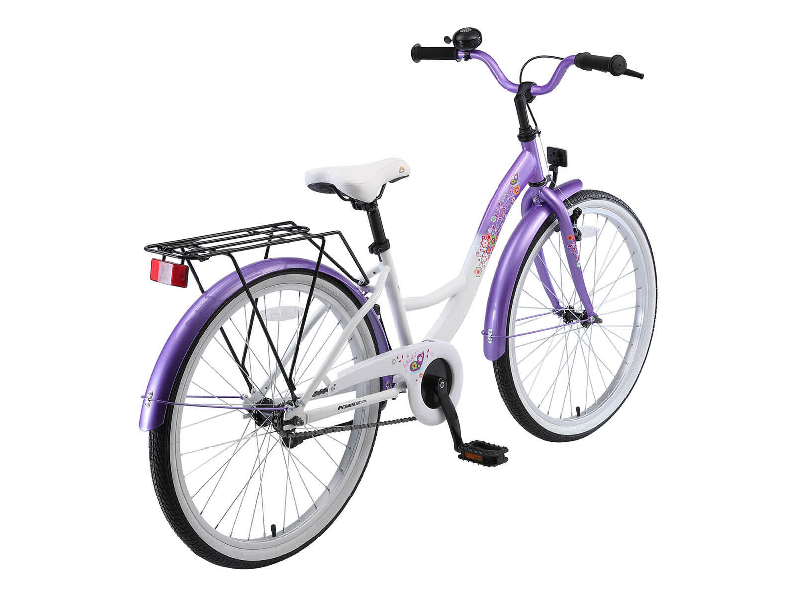 Bikestar kinderfiets Classic 24 inch lila/wit 2/7