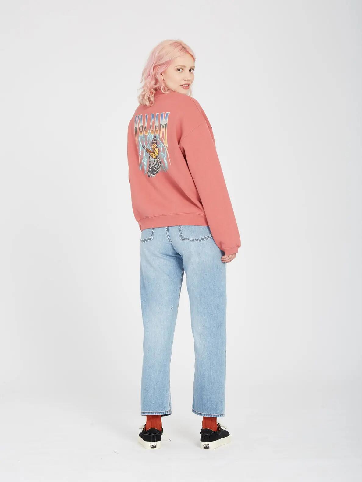 Sudadera - Monopatín - Unisex - Lookeeing for crew - Rosewood 4/4
