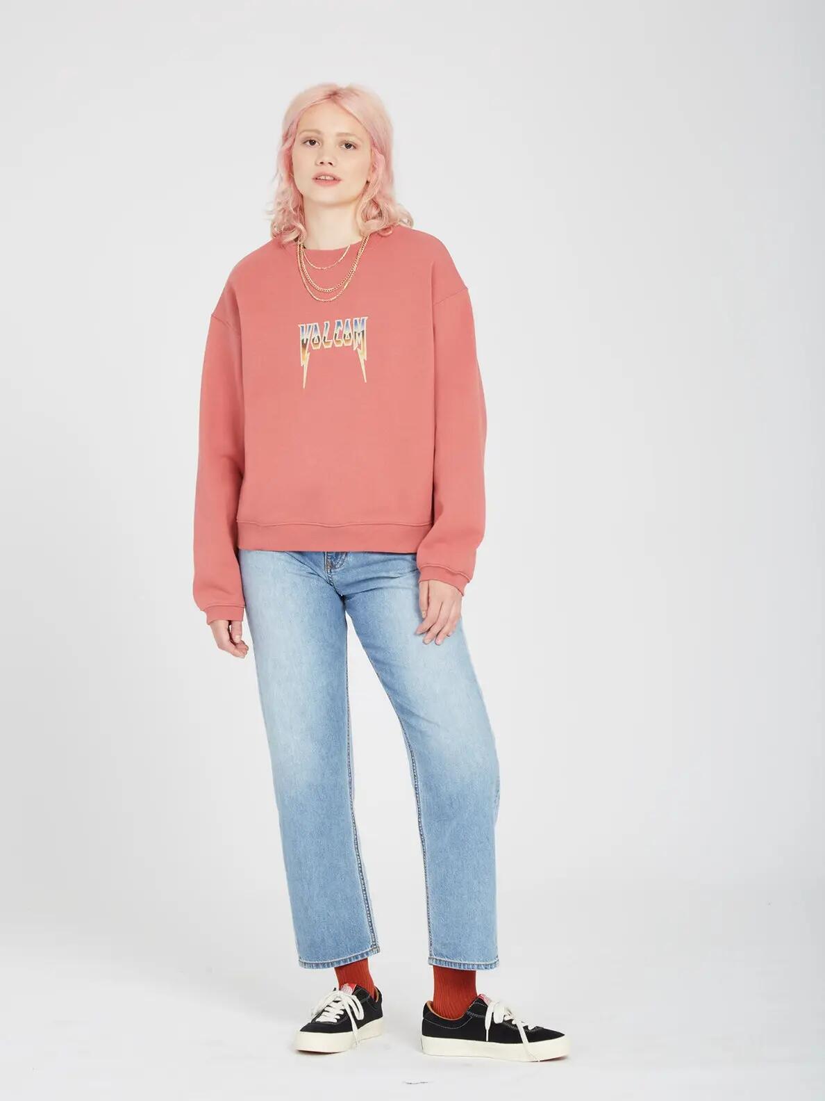 Sudadera - Monopatín - Unisex - Lookeeing for crew - Rosewood 3/4