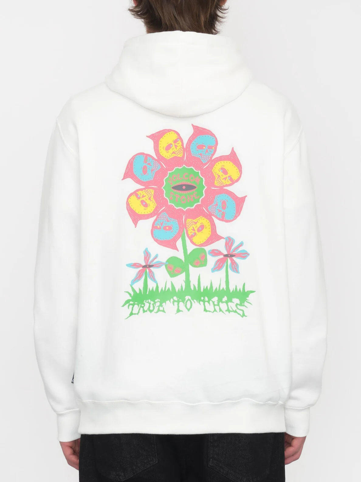 Sudadera - Skate - Unisex - Capucha y bolsillo - Earth Tripper - Off White 2/4