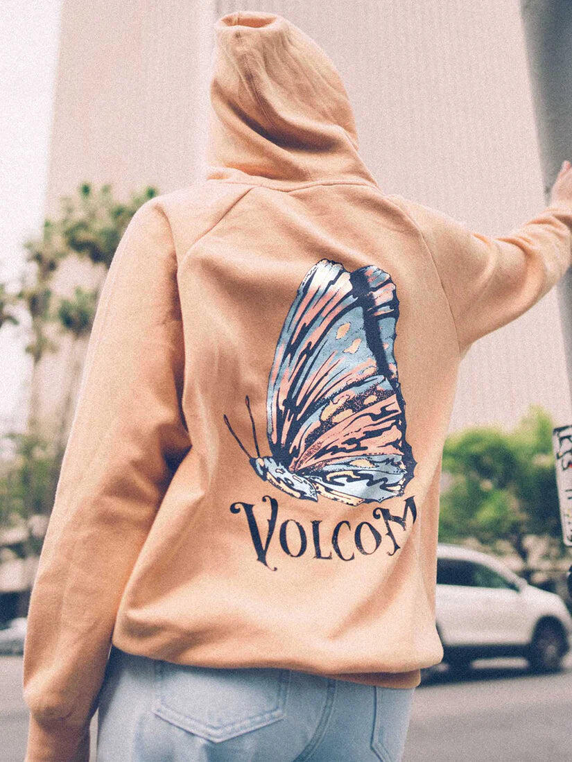 Sweatshirt - Skate - Mulher - Boyfriend algodão com capuz - Clay 3/4