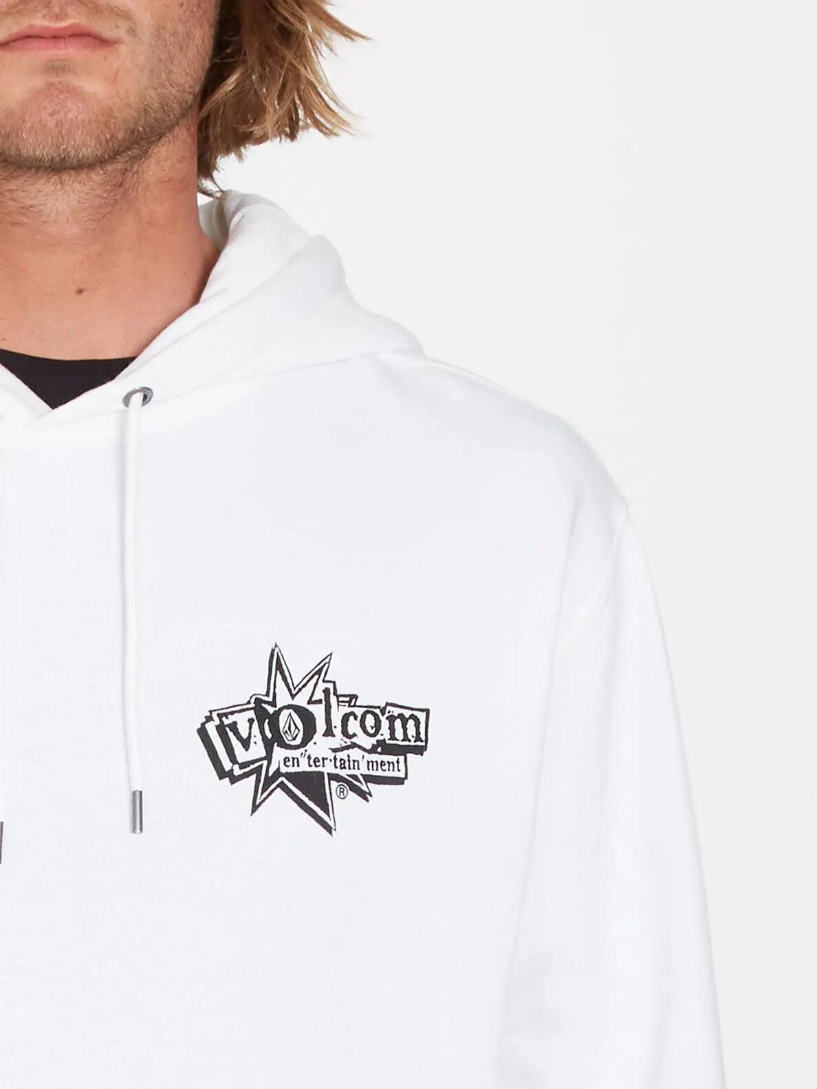 Sudadera - Skate - Unisex - Bolsillo canguro - V Dawn White 3/4