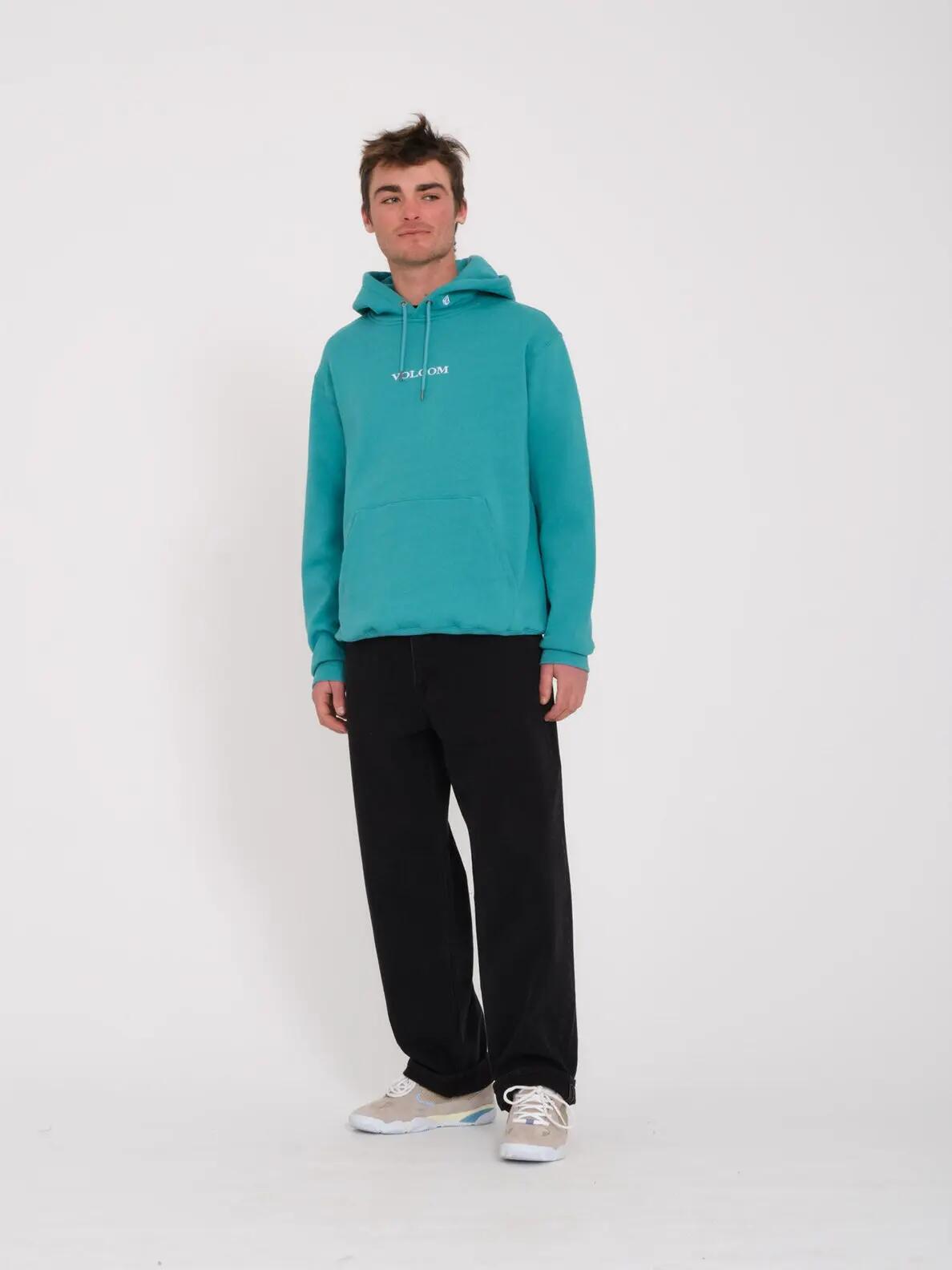 Sweatshirt - Skate - Unisex - Capucha, bolsillo canguro - Stone Temple Teal 3/4
