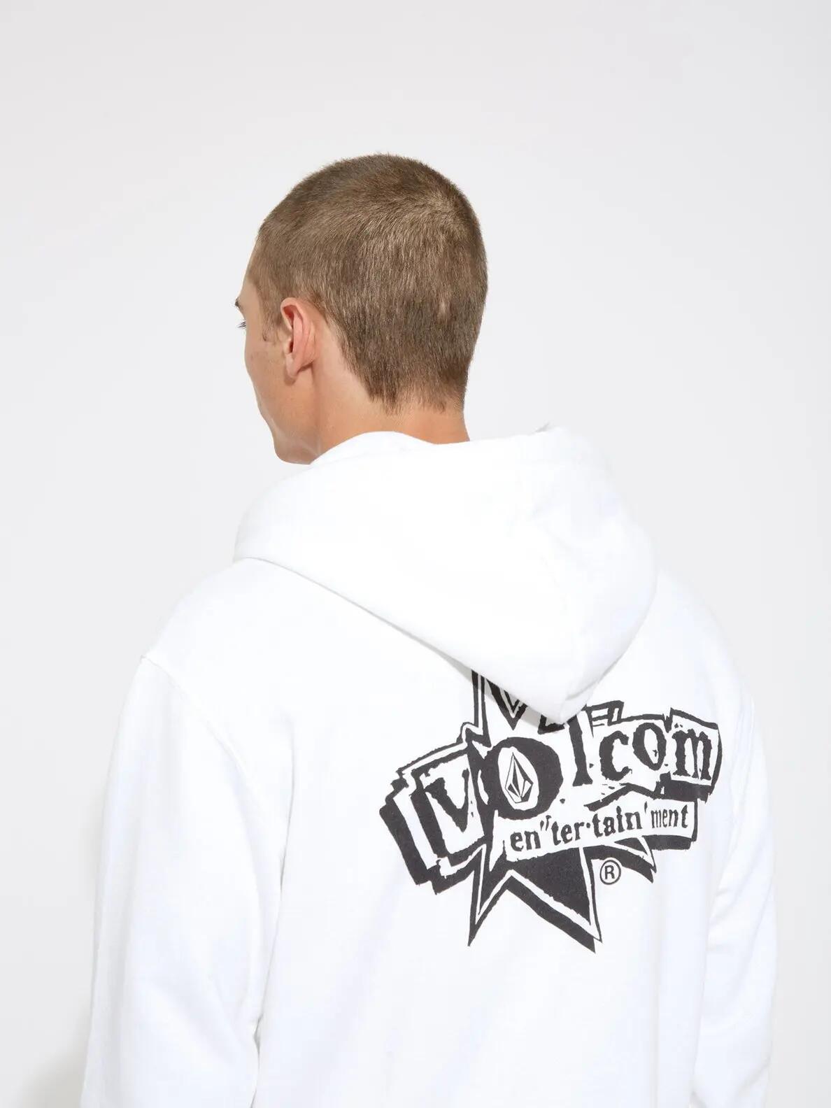 Sudadera - Skate - Unisex - Bolsillo canguro - V Dawn White 4/4