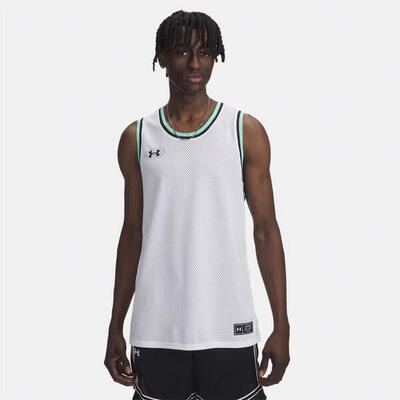 Heren ua zone pro mesh graphic tanktop wit