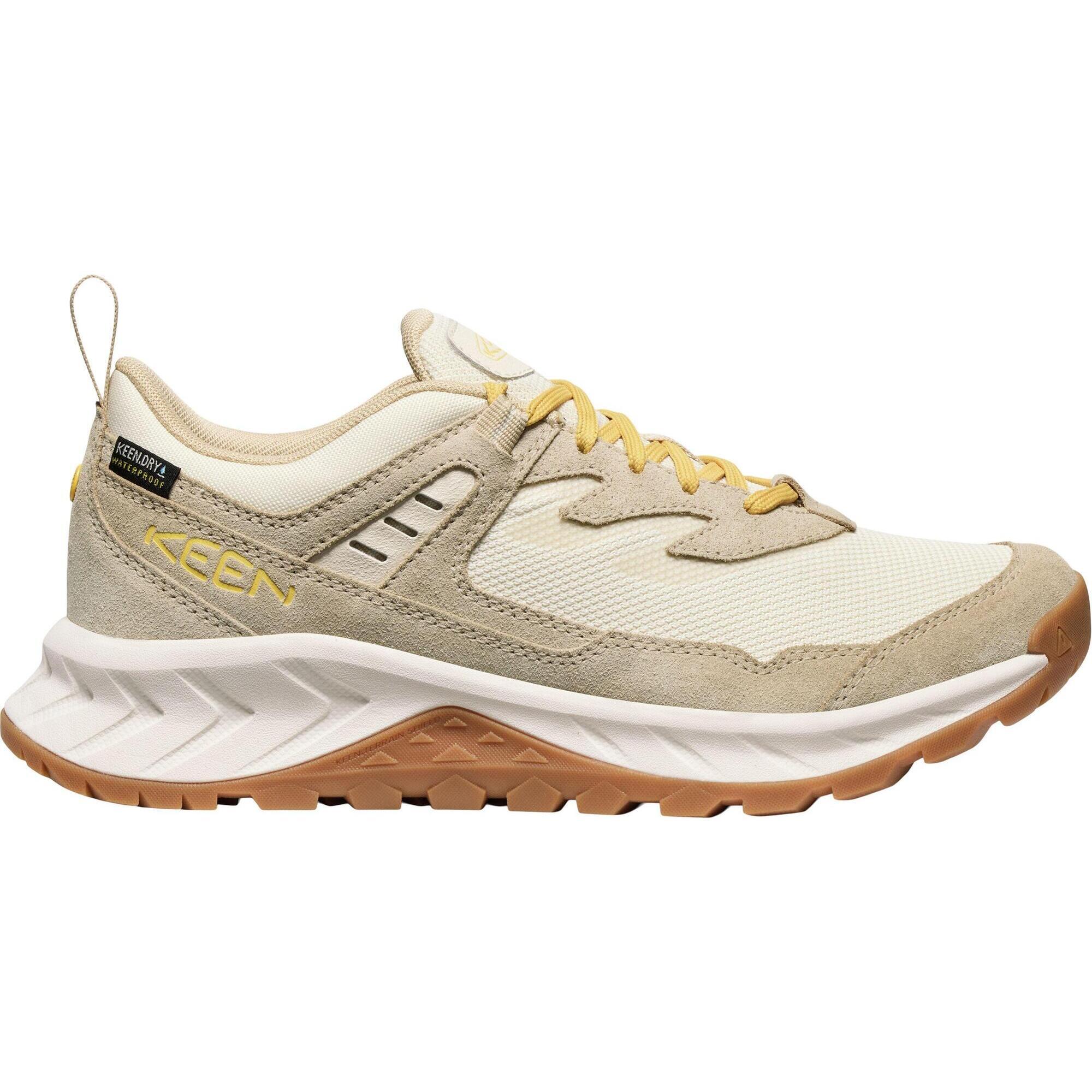 Keen - Femme Hightrail Wp W Chaussures De Randonnée Bouleau/jaunenarcisse - Chaussure D'Approche - Beige|jaune - 38,5 - Decathlon
