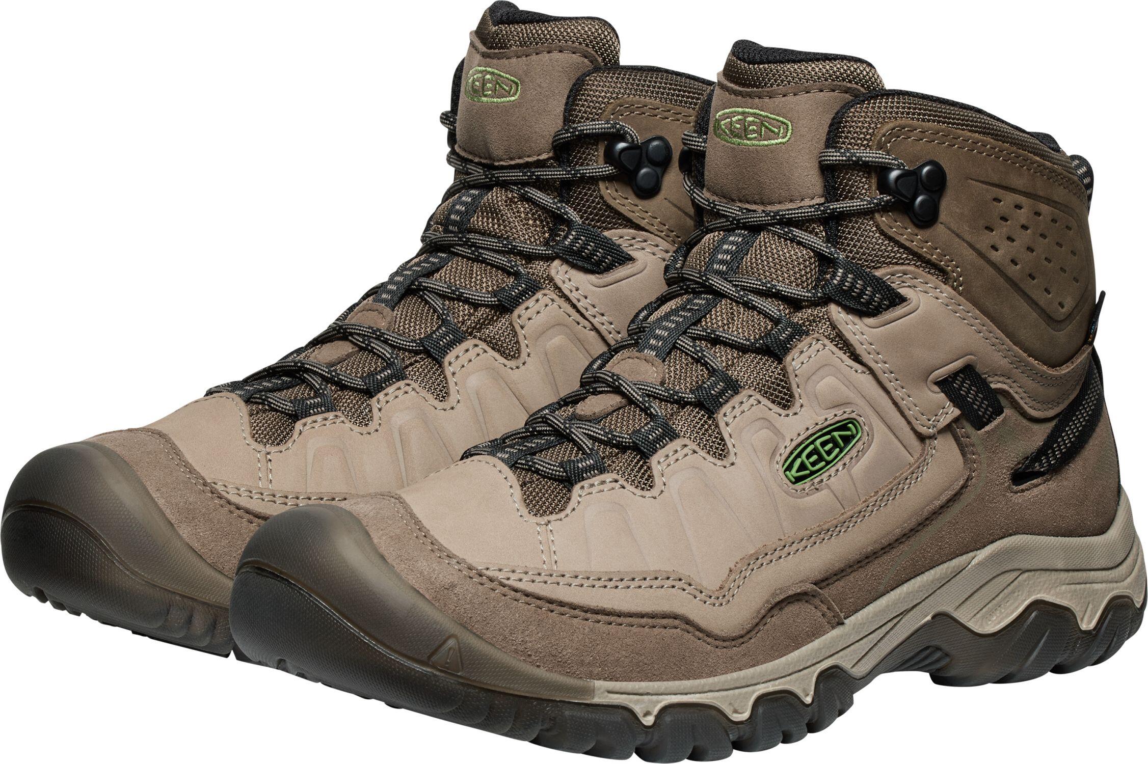 Homme TARGHEE IV MID WP M  Chaussures de randonnée Brun-gris/Vert bouteille 3/5