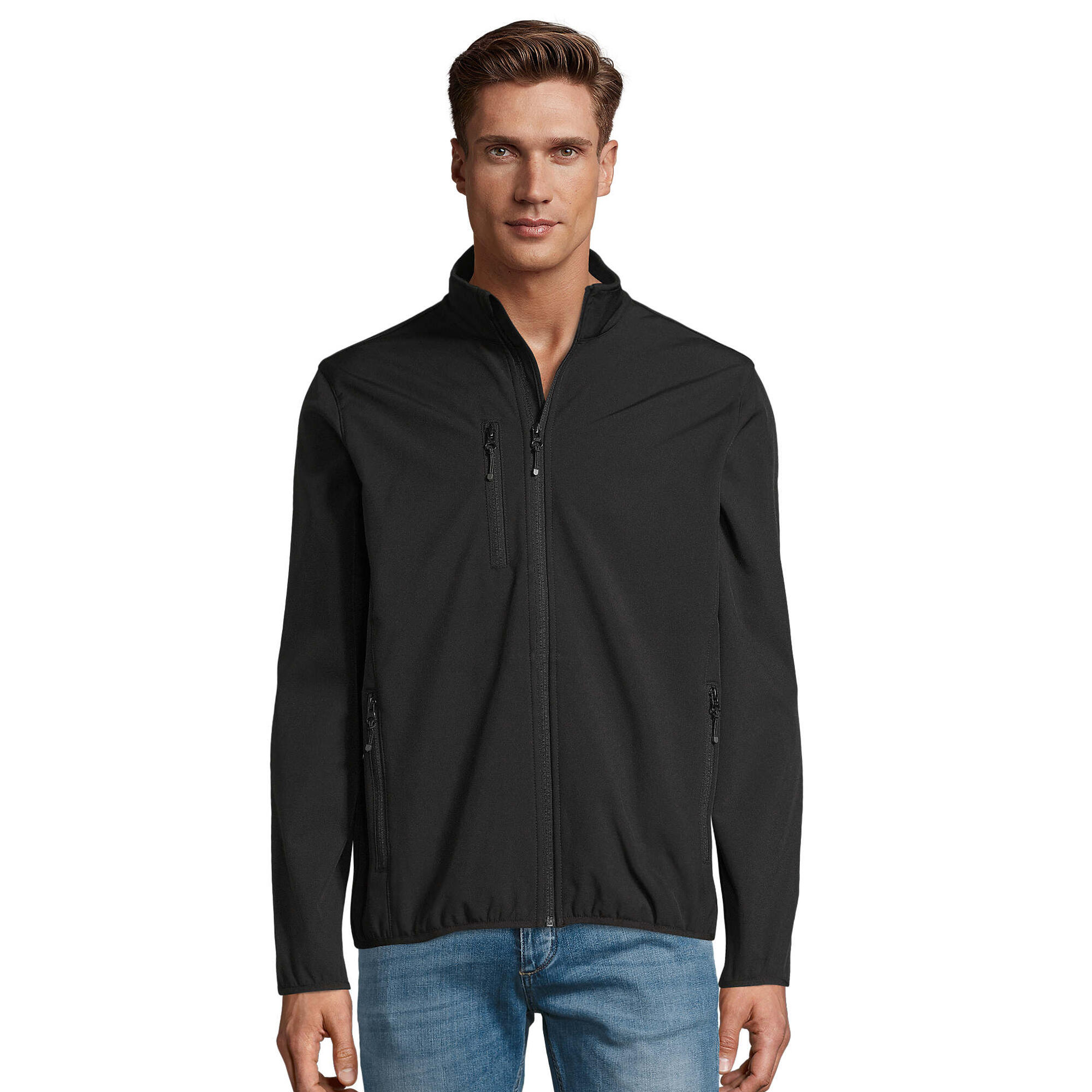 Sol's - Veste Softshell Radian Homme (noir) - Softshell - Noir - 38 S - Decathlon