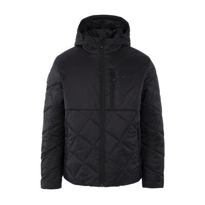 Heren dalesford casual jas met capuchon (zwart)
