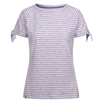Tshirt Motif/style À Rayures Et Abeilles PENELOPE Femme (Bleu Lavande)