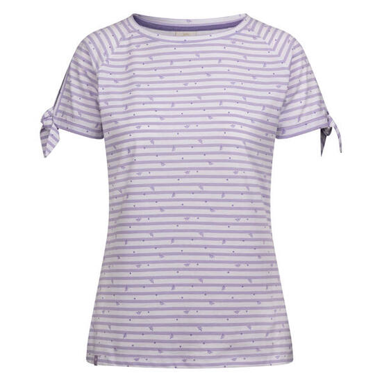 Tshirt Motif/style À Rayures Et Abeilles PENELOPE Femme (Bleu Lavande)