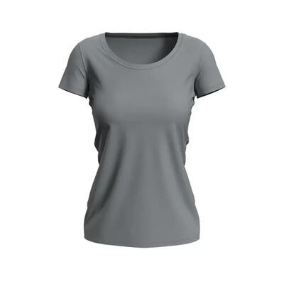 Dames stretch tshirt (zwart opaal)