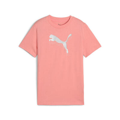 Meisjes-t-shirt puma ess metallic